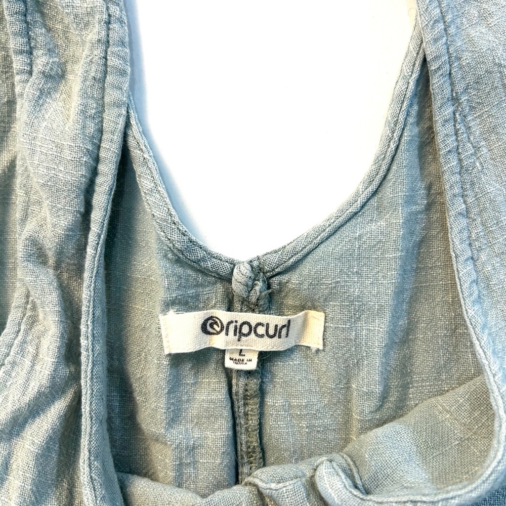 Rip Curl Button-Front Romper With Pockets - image 5